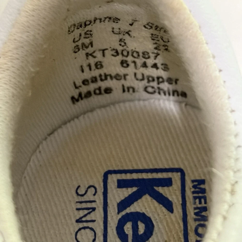 Keds Toddler Girls Size 6 Leather Mary Jane White Shoes Daphne T Strap Classic